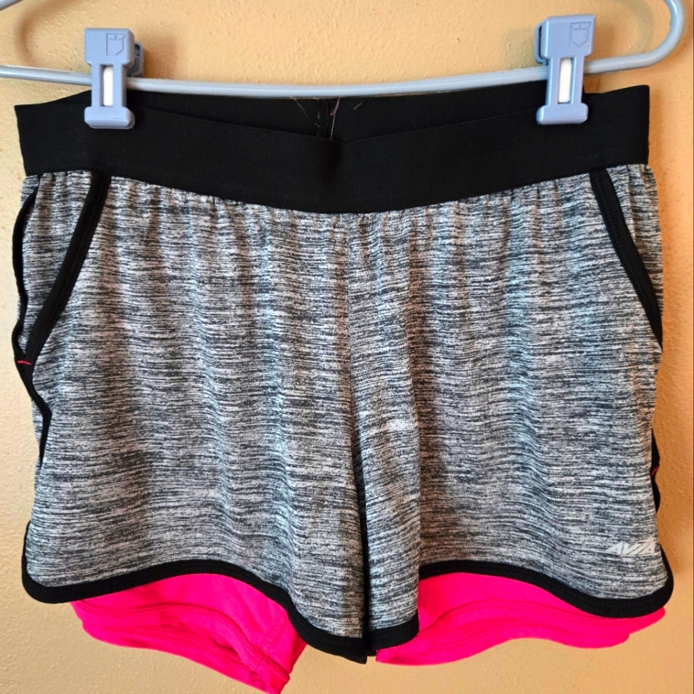 Avia workout shorts with biker lining